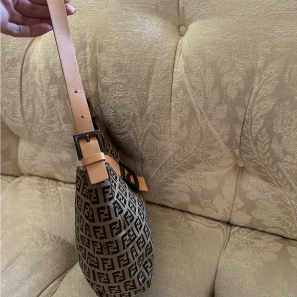 FENDI ZUCCA CANVAS SHOULDER BAG - Picture 3 of 9